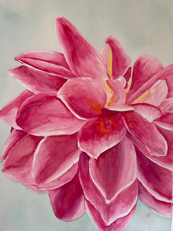 Flower - Watercolor - 11x14 -N/A